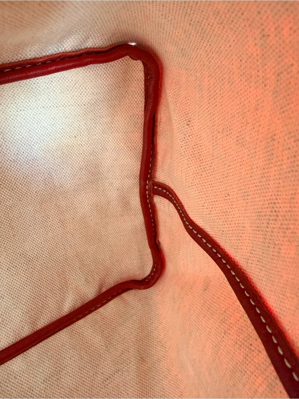 GOYARD Saint Louis PM Red Goyardine Tote Bag + Pouch - Picture 11 of 16